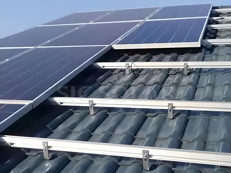 Solar roof hook slate