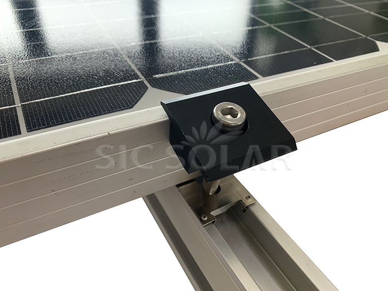 Solar panel mount component