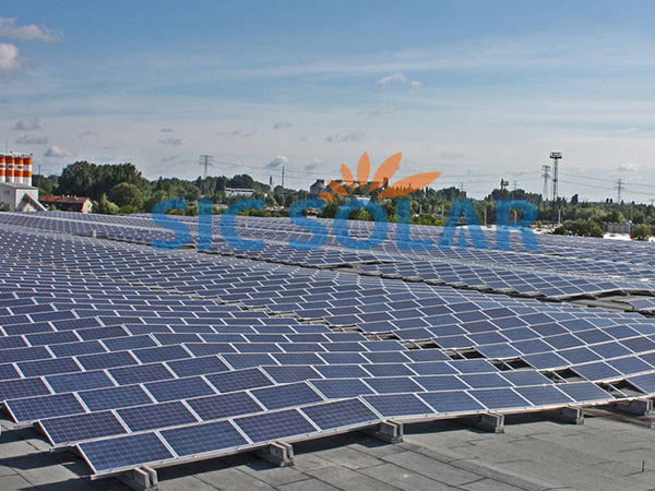 3.5 MW Adjustable Triangle Solar Racking In Brazil