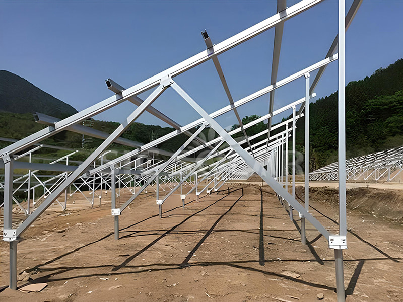 200KW Solar All-Aluminum Ground bracket system in Hungary