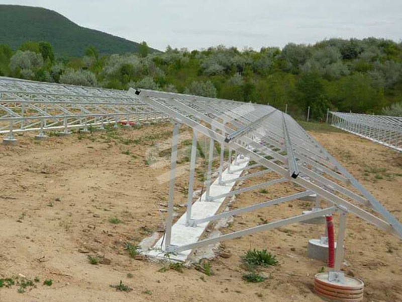 500KW Ground mounting structure in Hungary