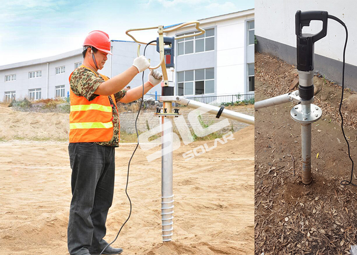 China Ground screw electric driver 