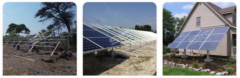 Ground solar mounting system