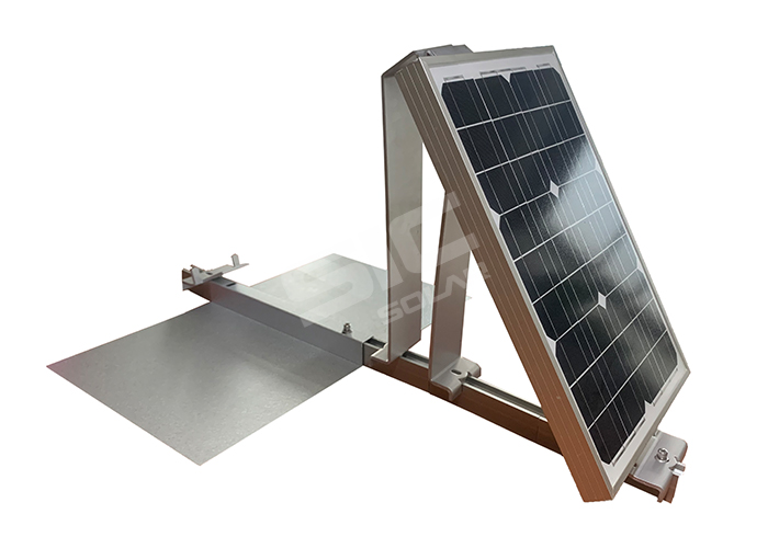 China Dual tilt aluminum solar ballasted mounting manufacturer sic