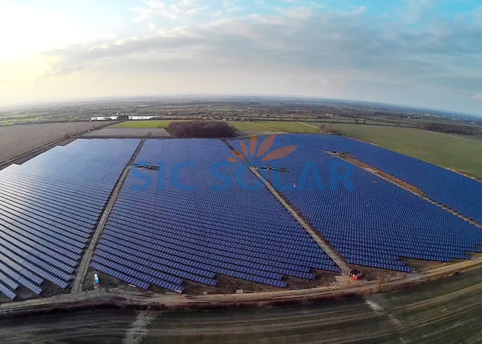 17MW ground mount solar racking systems in Vietnam