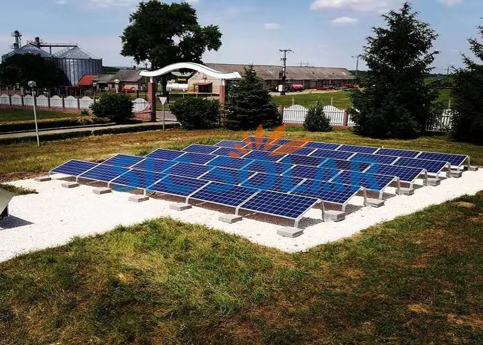 Solar PV ballast mounting structure