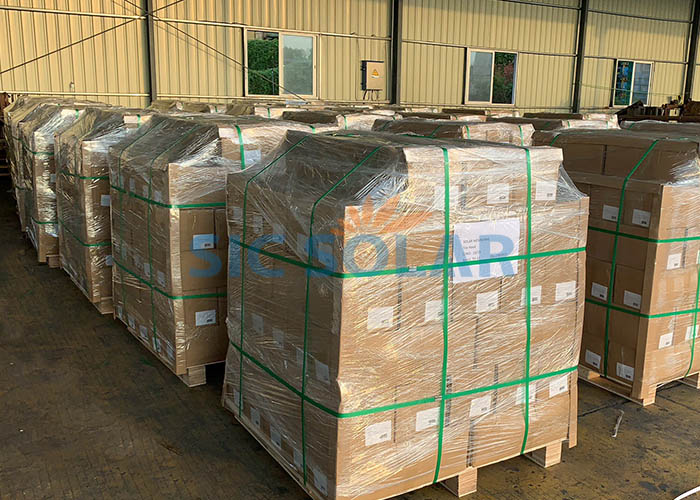 Wooden Pallet Package for solar roof hook