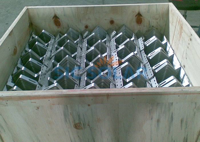 Caja de madera para embalar gancho de techo de tejas solares