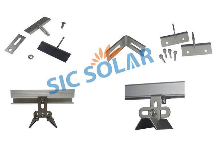 Solar trapezoidal metal roof bracket