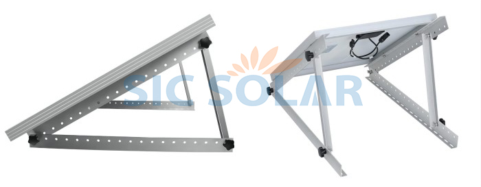Solar portable and foldable bracket