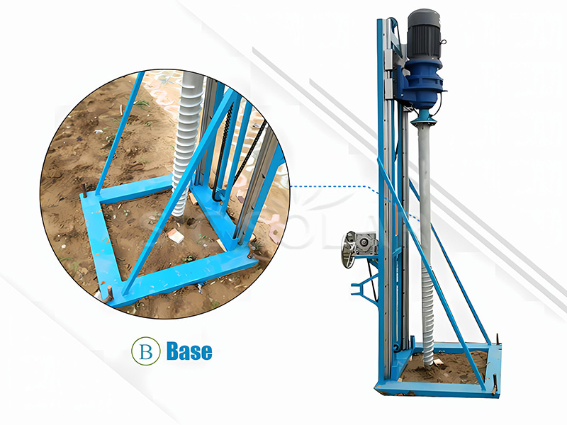 Ground Screw Machine Pile Driver