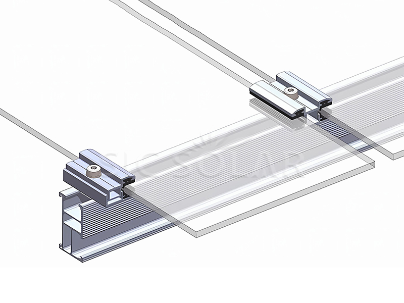 Aluminum Thin Film Solar Mid Clamp