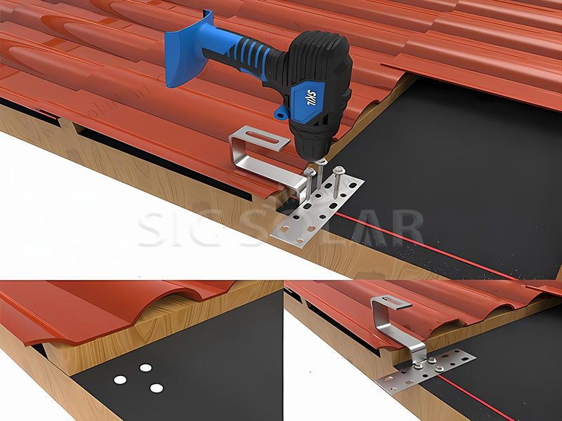 Roof Solar Tile Roof Hook