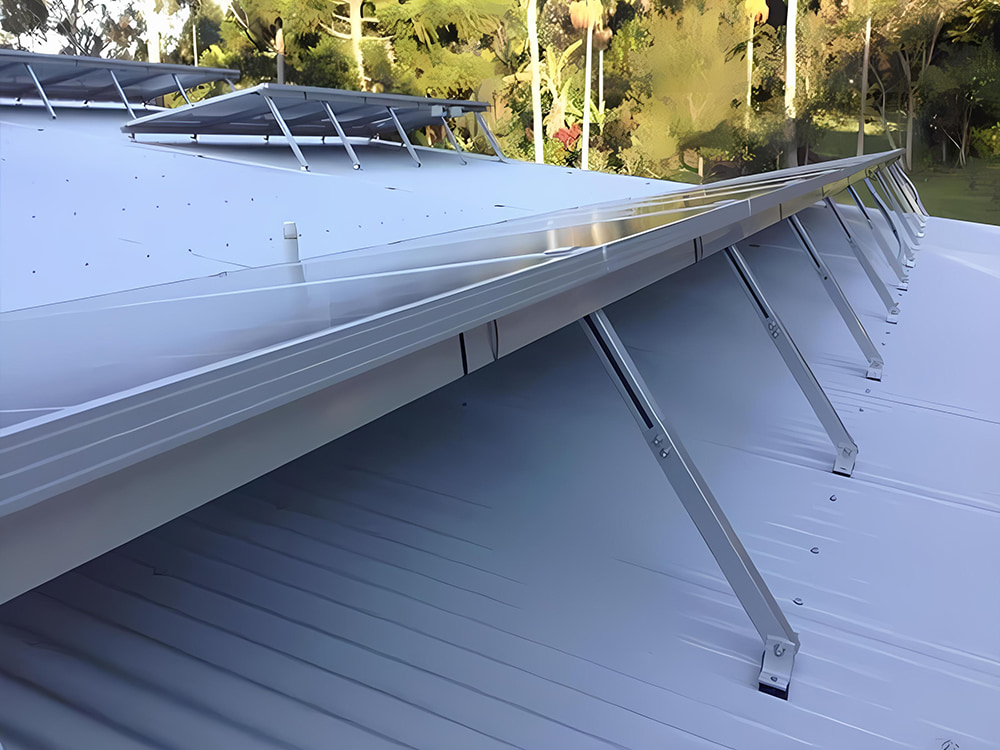 Solar tin roof mounting system