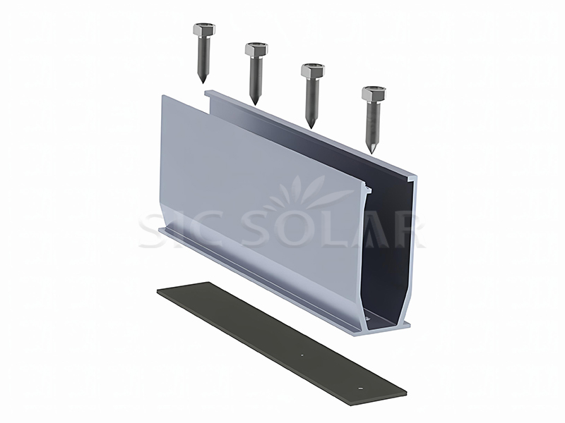 Solar mounting rails