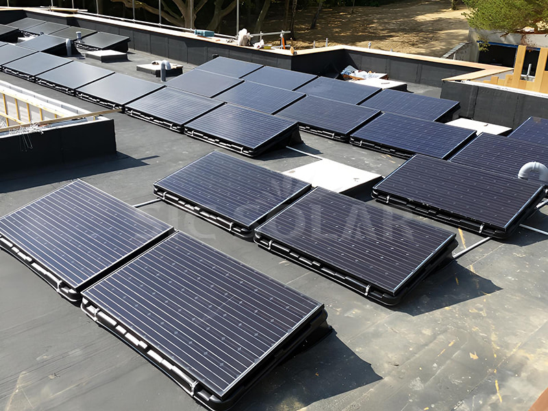 Ballasted solar mounting systems
