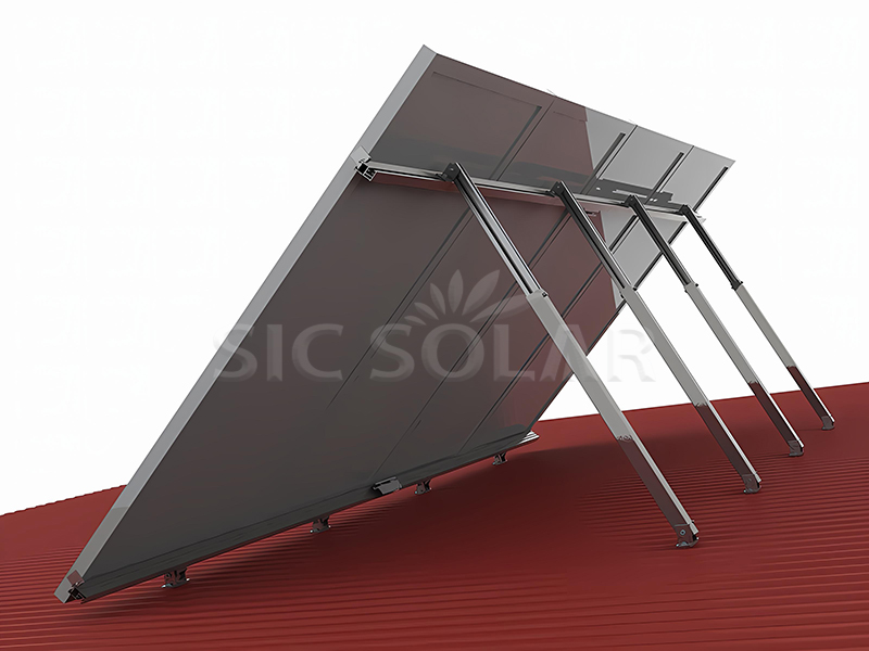 Rail-less solution for metal roof