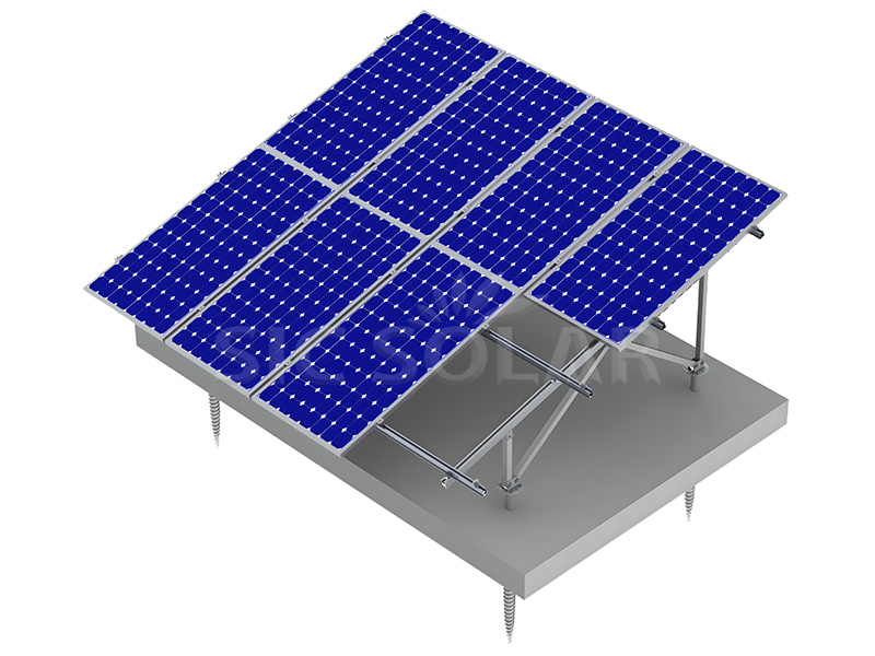 Ground mounted solar panel rail