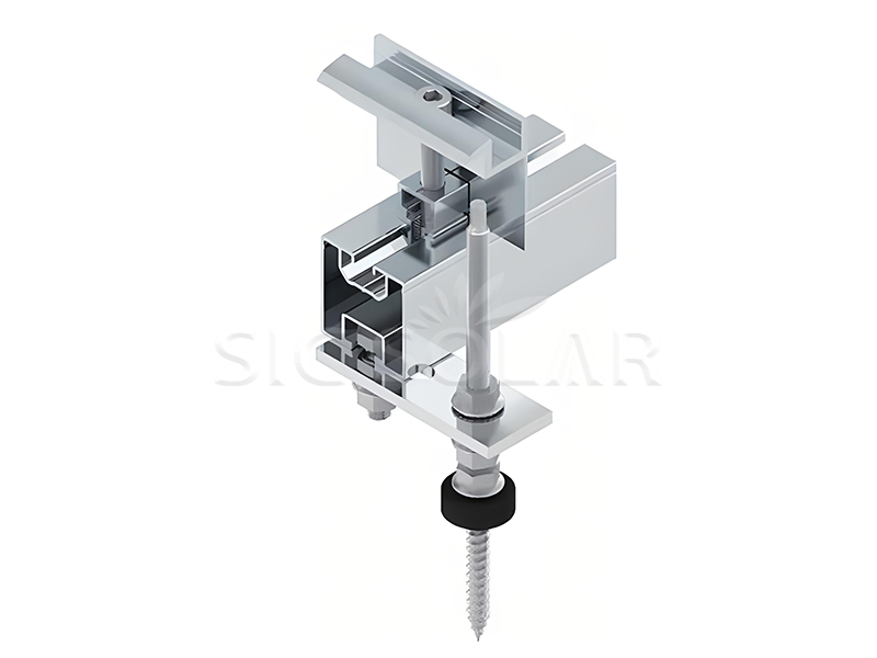 End clamps for solar