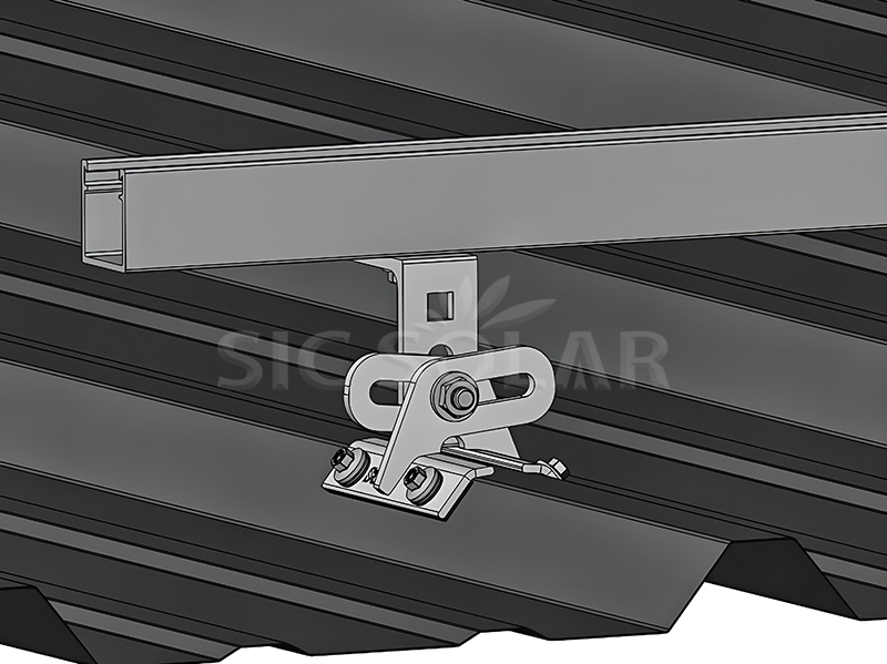 Adjustable Clamp Fortrapezoidal Metal Roof