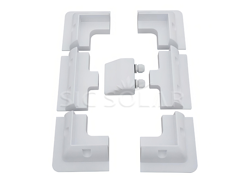 Black ABS Panel Corner Mounts for RV & Marine