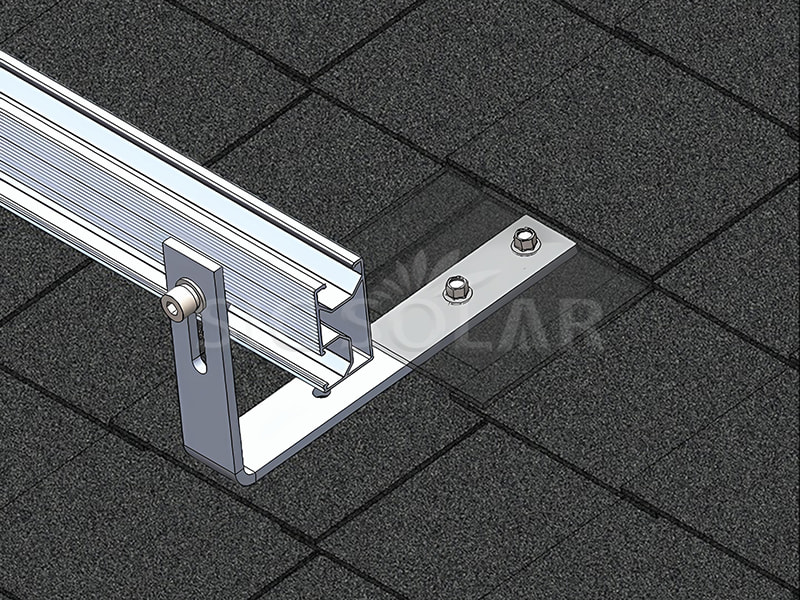 Solar roof hook slate