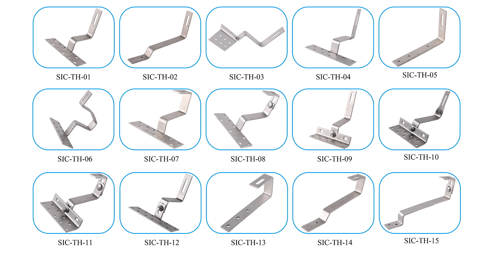 Many types of solar hook