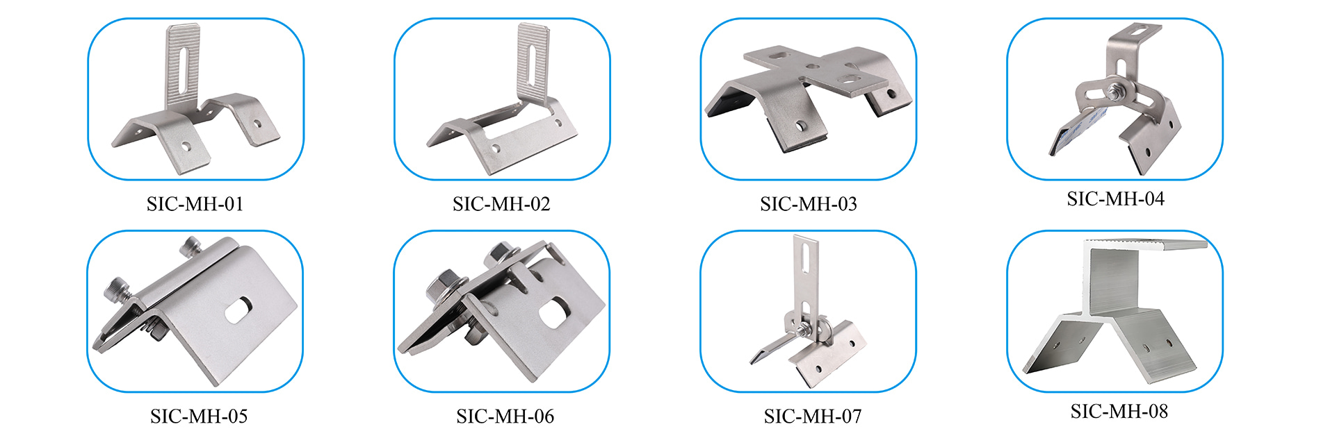 Types roof clamp