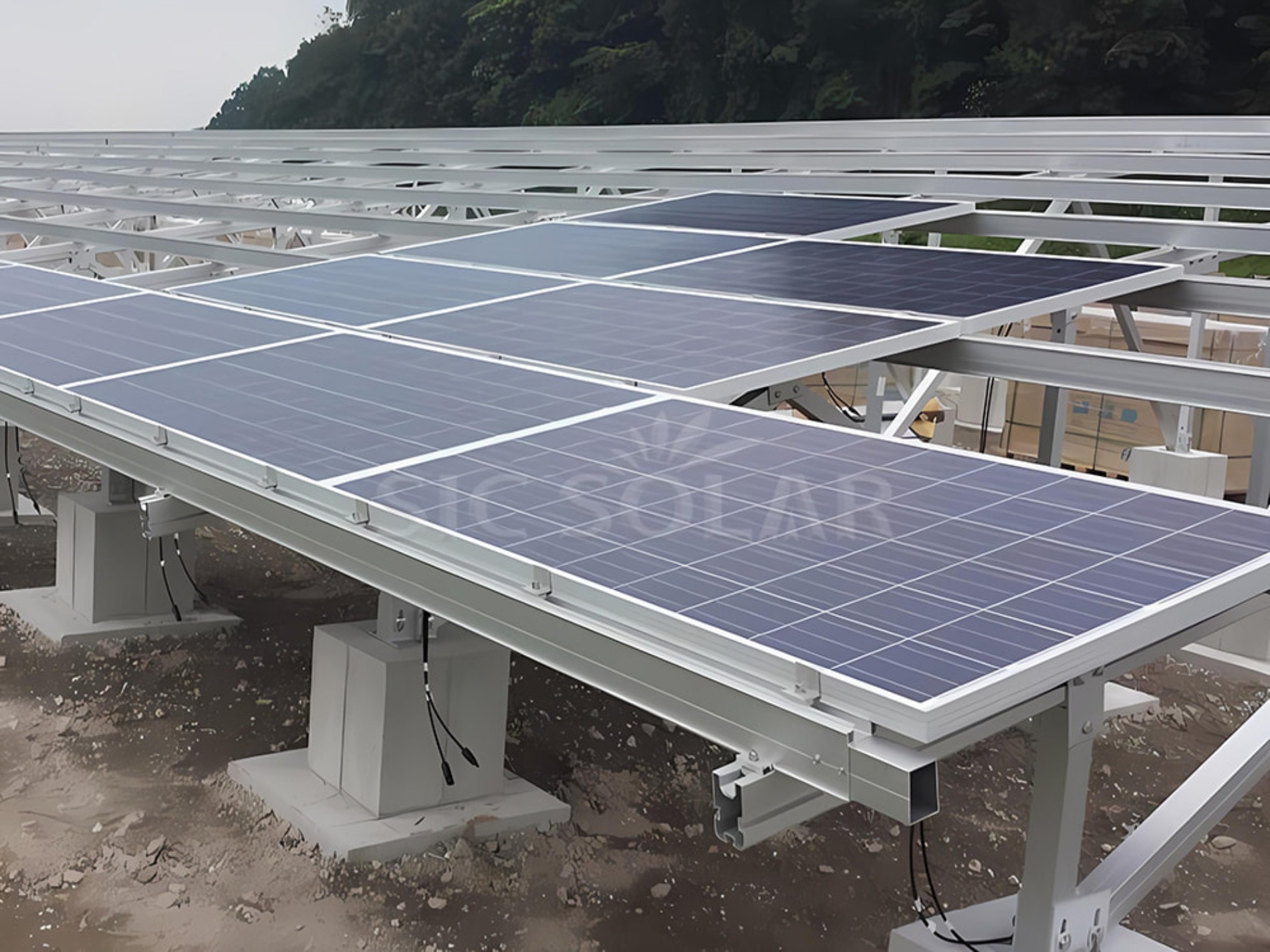 Solar pv ground mount