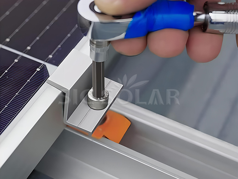 Solar Rail Mount End Clamps