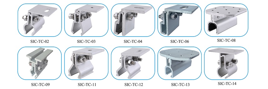 Aluminum Klip Lok Solar Clamp