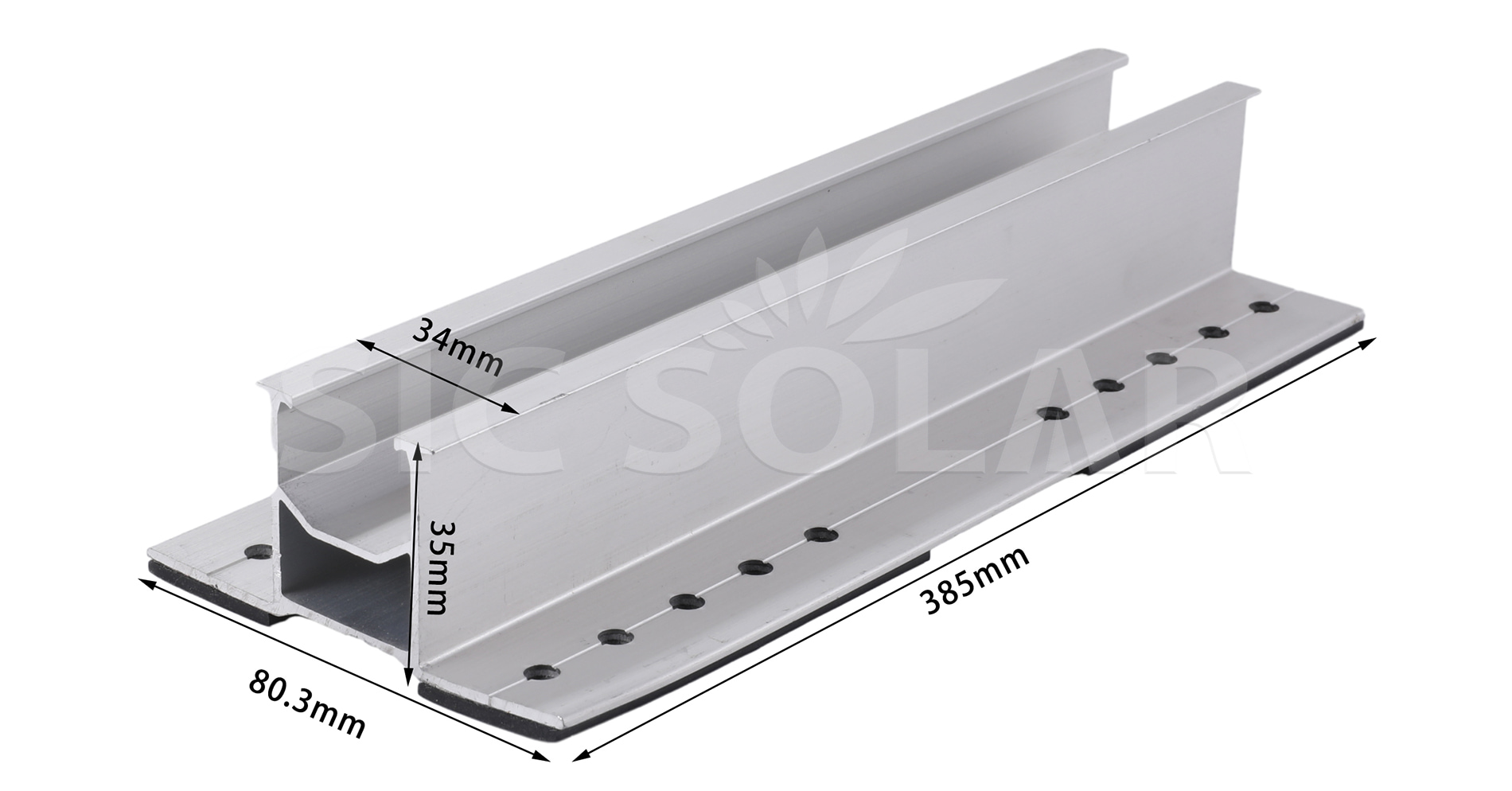 Solar Roof Mounting Bracket Rail