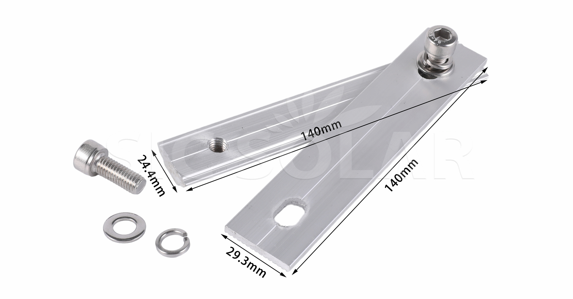 Aluminum rail splice kit
