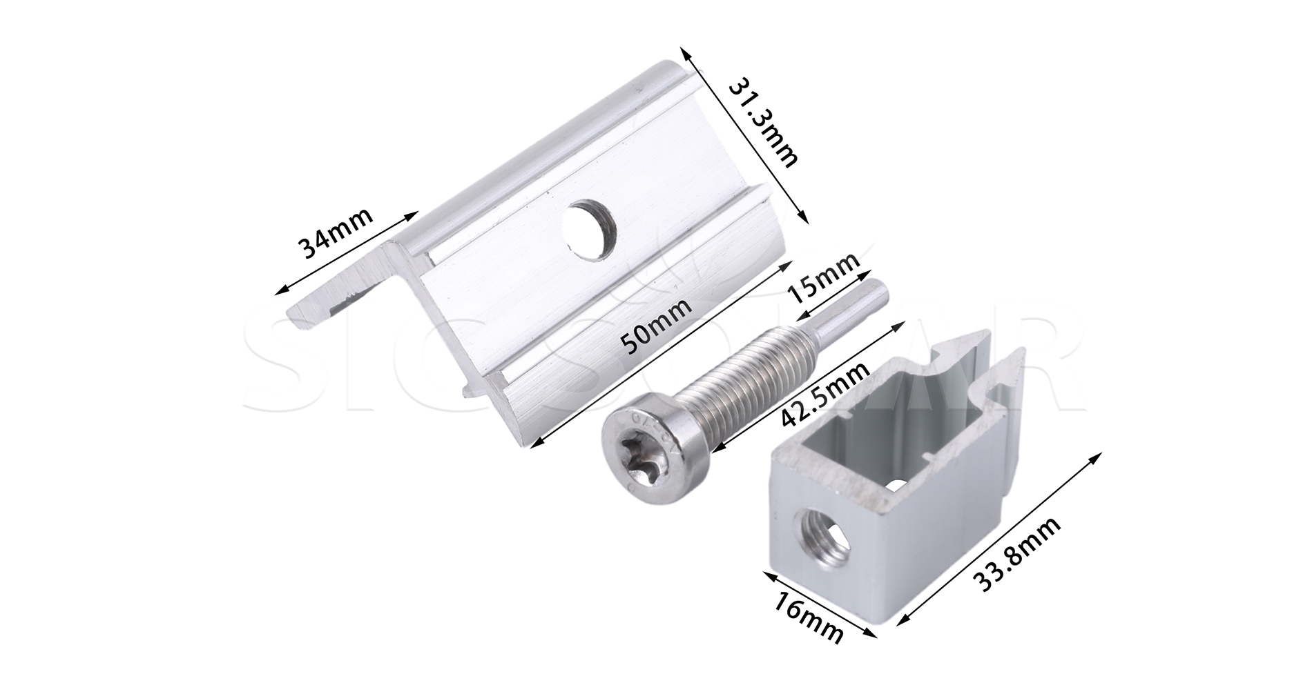 PV Solar Mounting Rapid Clamp