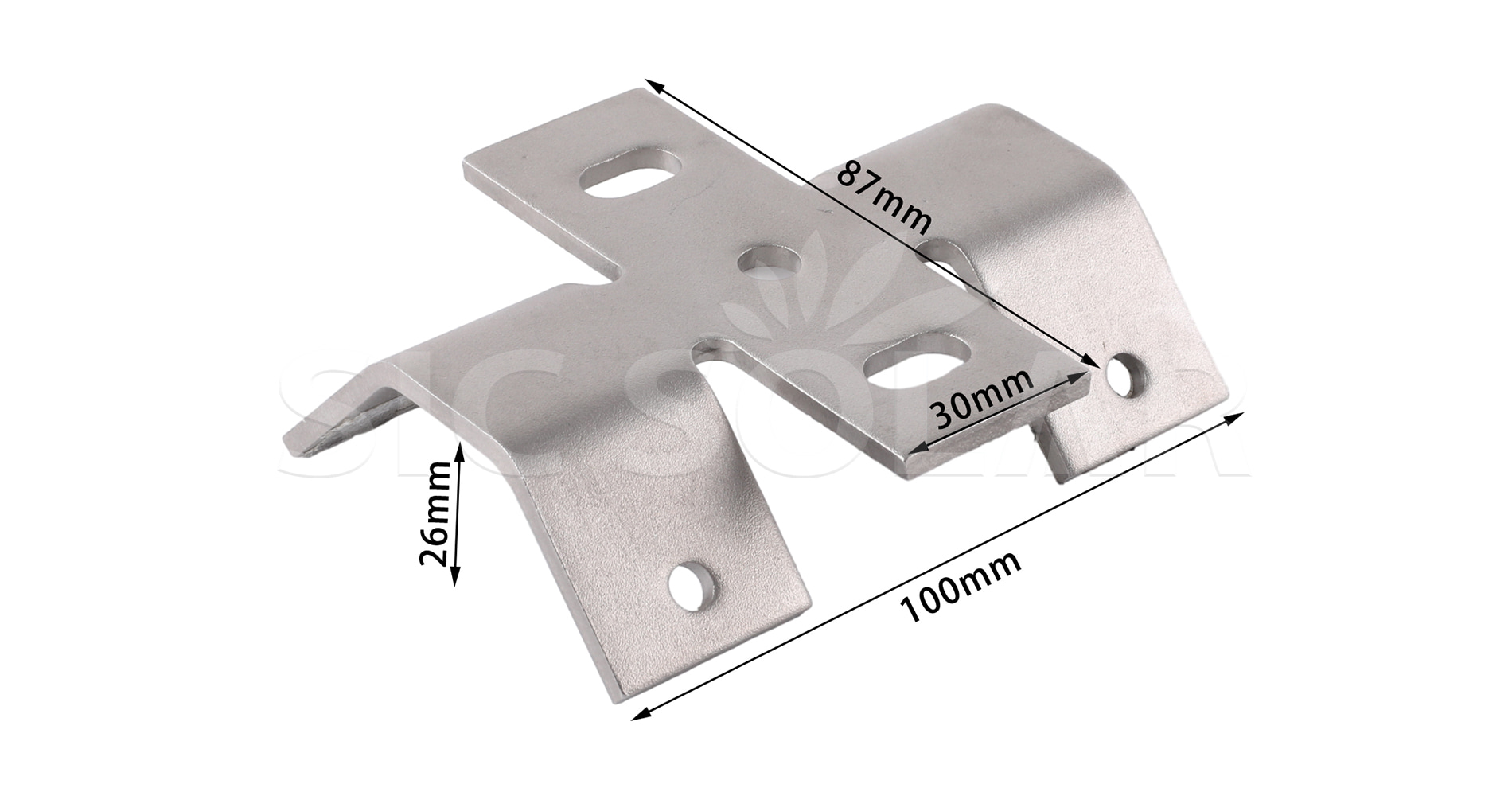 Metal roof solar mounting hook