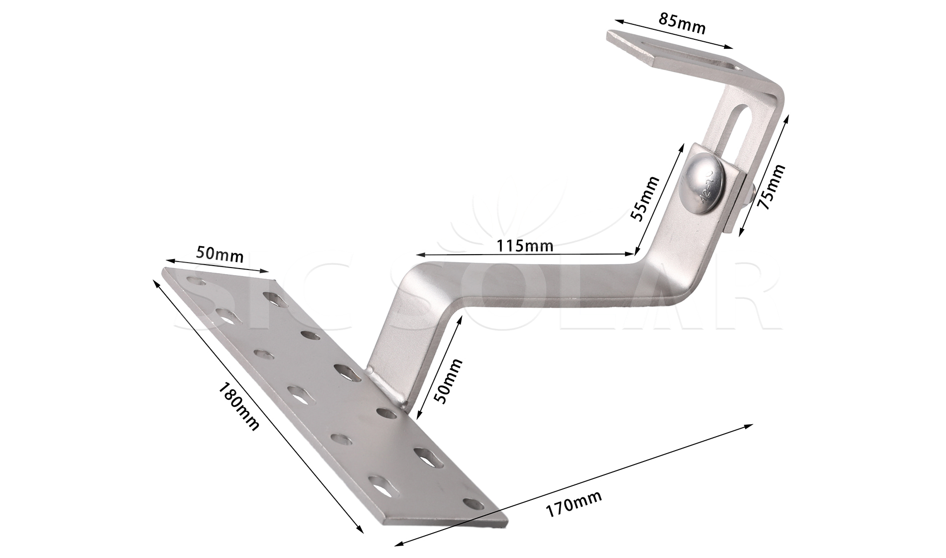 Solar Adjustable Pv Roof Hook