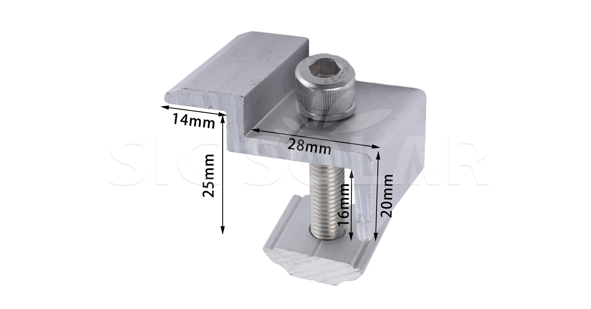 Solar End Clamps