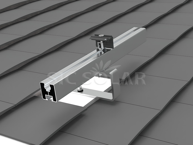 Solar panel mounting racking