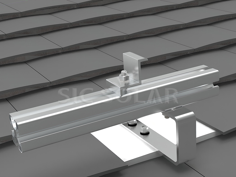 Tile roof hook for slate roof