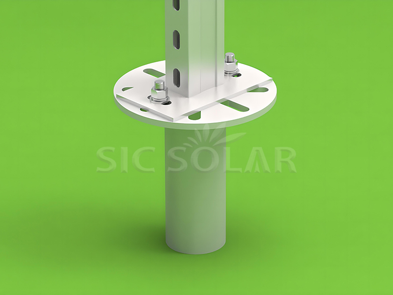 Solar pile screw solution