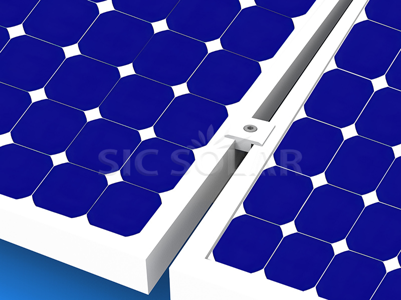 Solar trapezoidal roof clamp