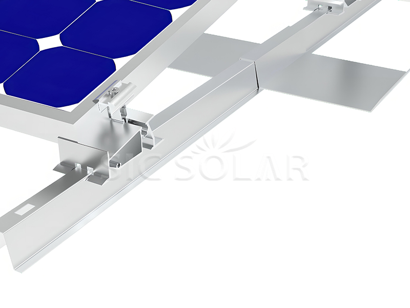 Solar flat roof ballast mount