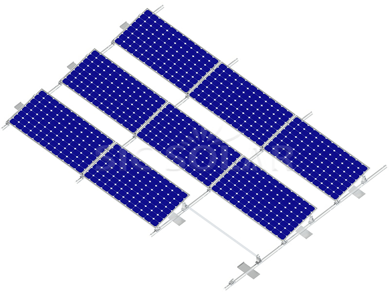 Flat Roof Ballasted Solar Racking