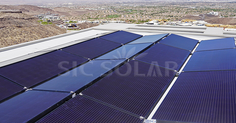 flat roof ballast solar panel mounting flat roof ballast solar panel mounting