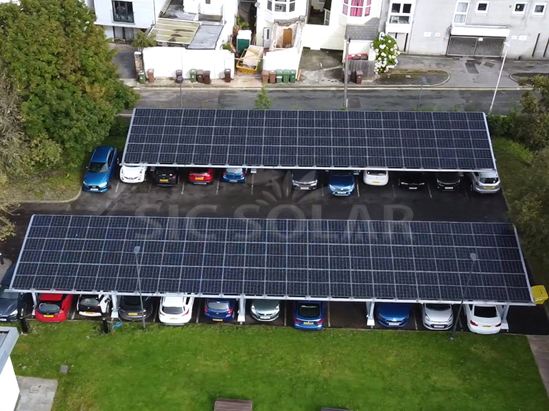 solar carport installation