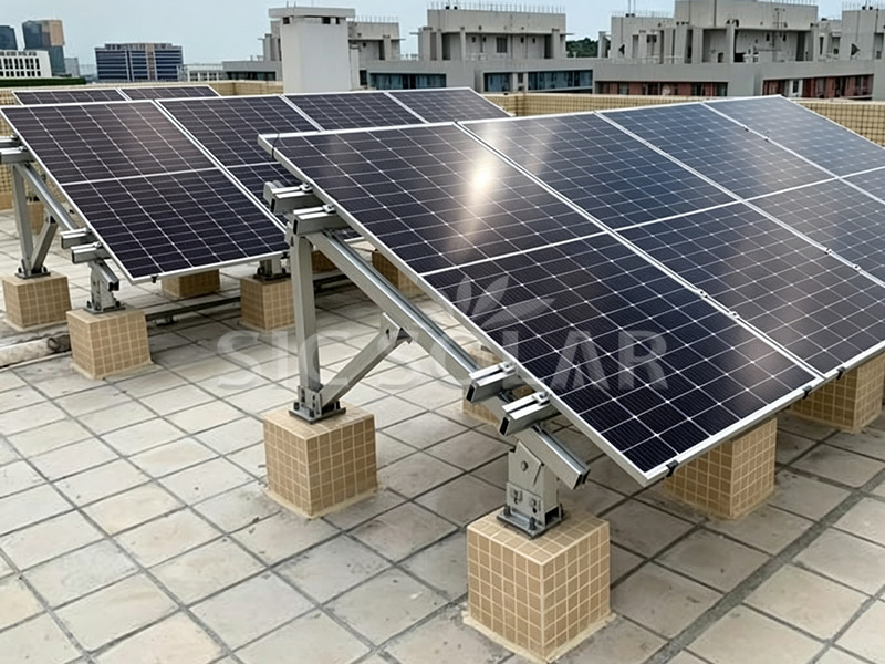 pv flat roof mounting systems