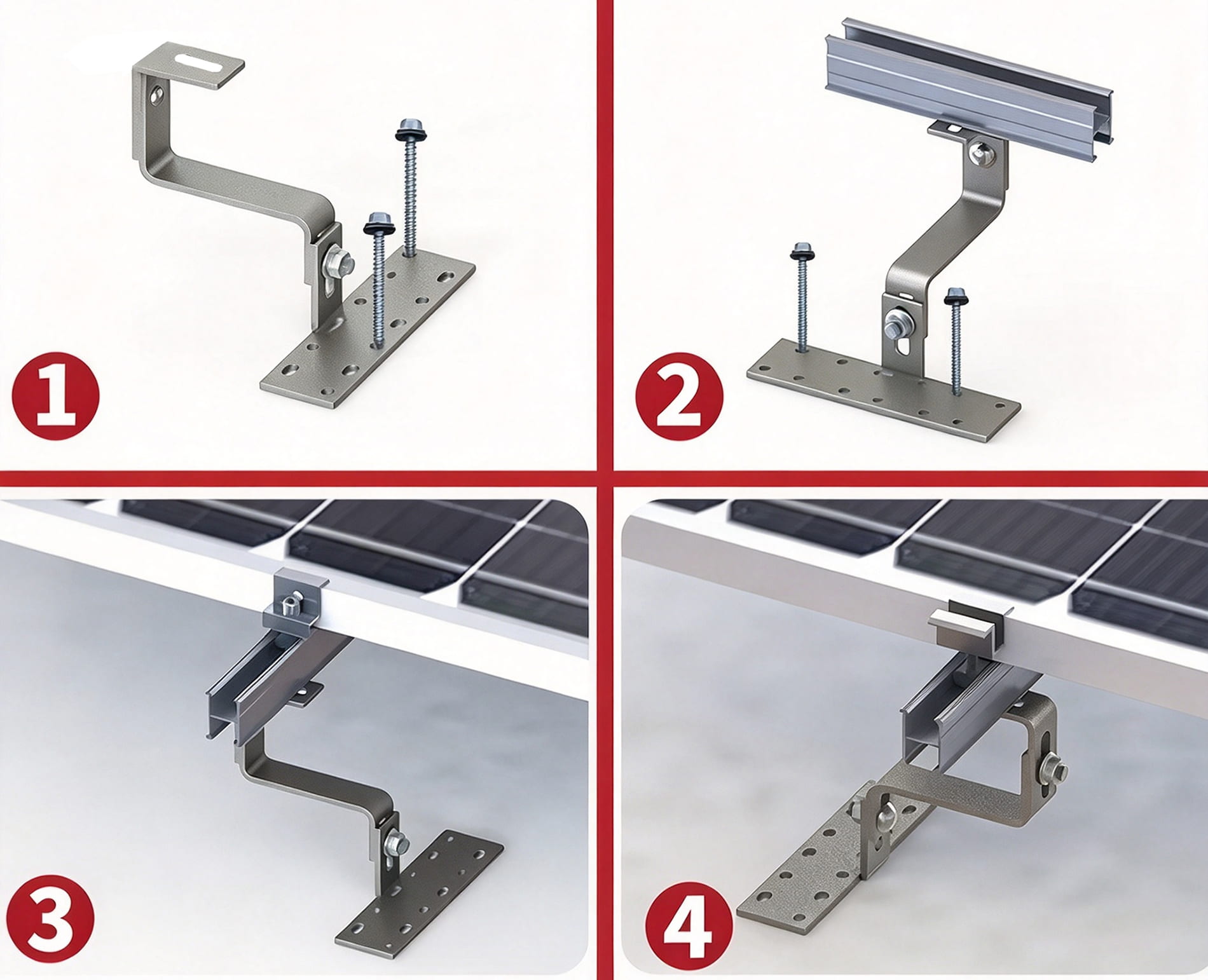 steel solar mount tile roof hook steel solar mount tile roof hook
