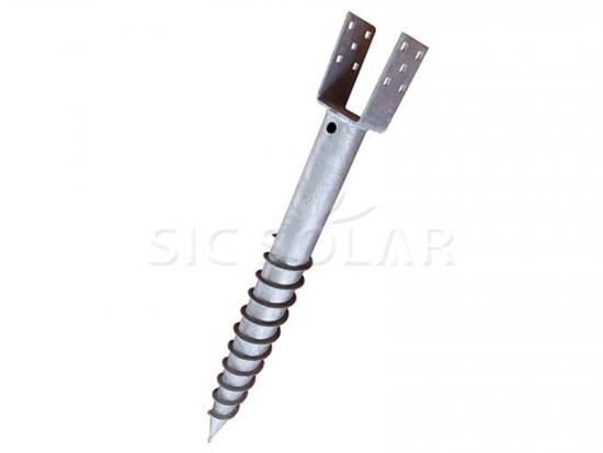 Ground screw type U