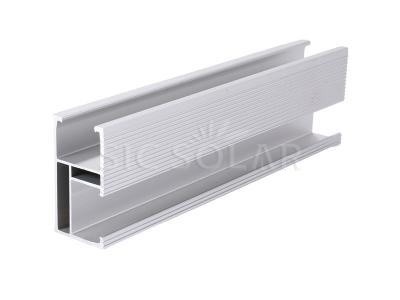 Aluminum mounting rails for solar panels