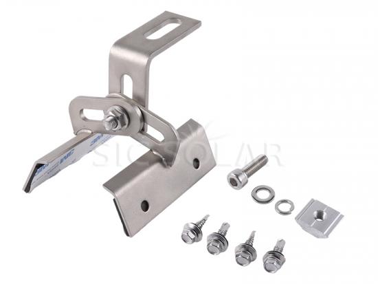 Adjustable roof clamp